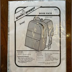 Backpack sewing pattern